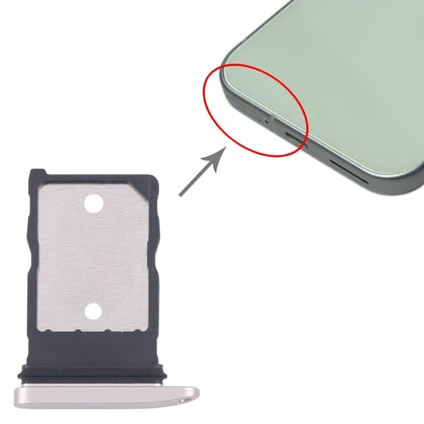 Google Pixel 9 Simkortshållare - Vit valkoinen