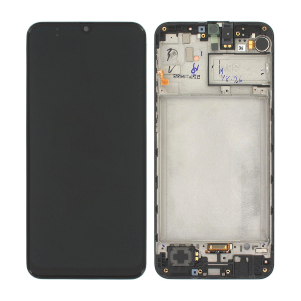 Samsung Galaxy M21/M30s 2020 (SM-M215/M307) LCD Display Original Svart