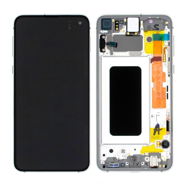 Samsung Galaxy S10e (SM-G970F) Skärm med LCD Display Original - Vit Warm white