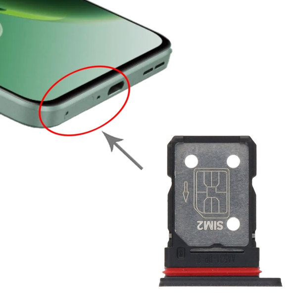 OnePlus Nord 3 5G Simkortshållare - Svart Black