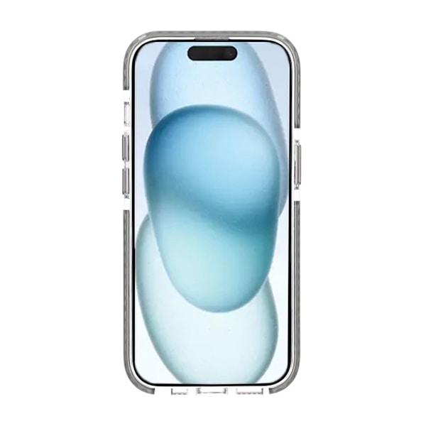iPhone 15 Mobilskal Magnet Dubbelskydd - Grå grå