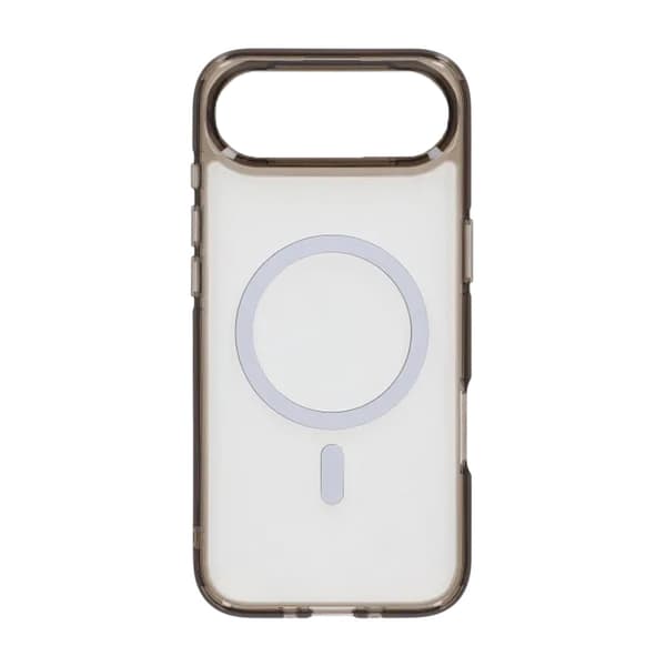 Mobilskal TPU Magsafe för iPhone Air - Svart Transparent Orange