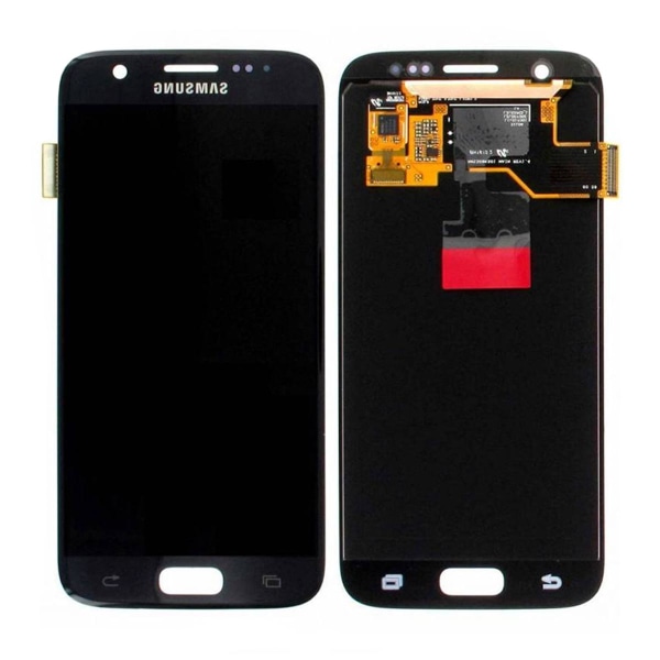 Samsung Galaxy S7 (SM-G930F) Skärm med LCD Display Original - Svart Svart