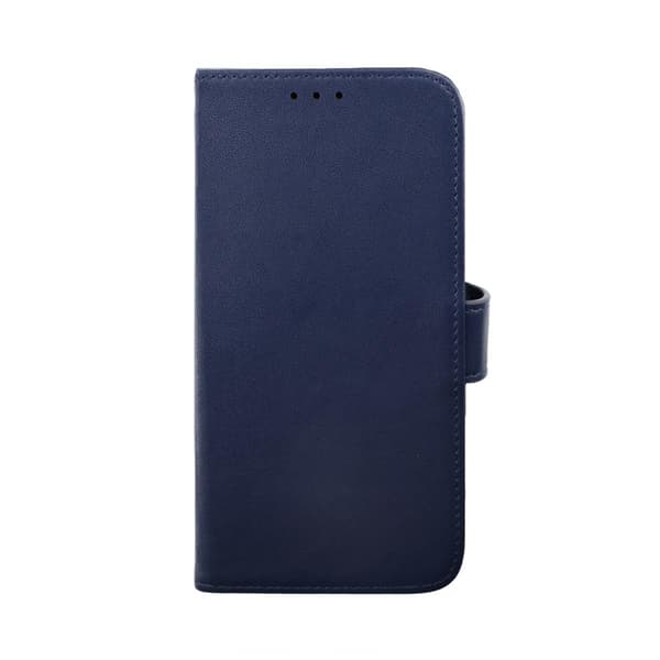 iPhone 14 Pro Plånboksfodral Läder Rvelon - Blå Marinblå