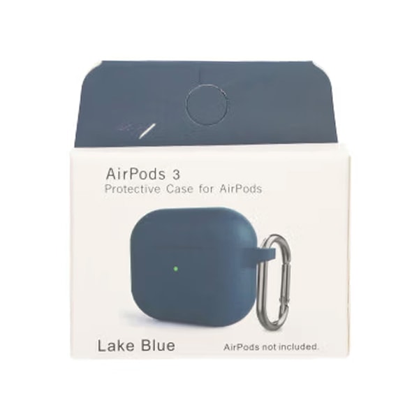 AirPods 3 Fodral Silikon - Marinblå Blue