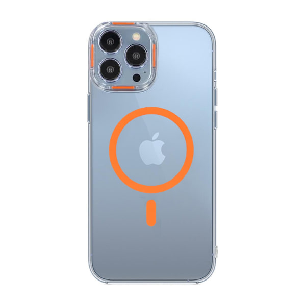 iPhone 15 Pro Stöttålig Mobilskal med Magsafe - Orange Orange