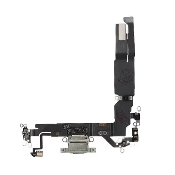 Laddkontakt med Flexkabel för iPhone 17 - Grön Grön