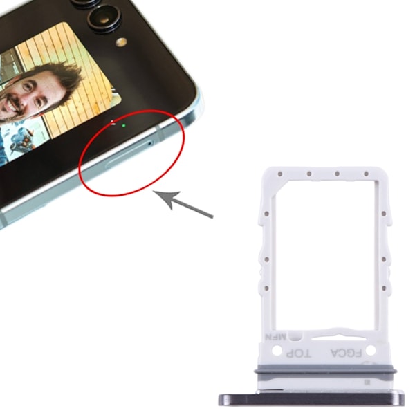 Samsung Galaxy Z Flip 5 Simkortshållare - Svart Svart