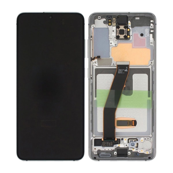 Samsung Galaxy S20 5G (SM-G980F) Skärm med LCD Display Original - Vit White