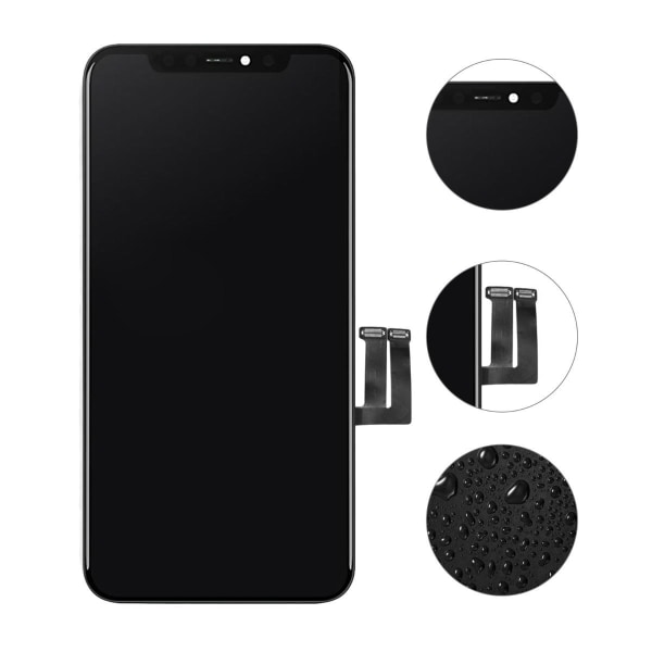 iPhone 11 LCD Skärm - Svart (tagen från ny iPhone) C3F Modell Black