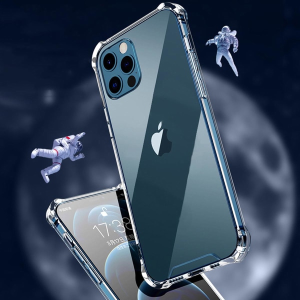 iPhone 14 Pro Max Söttåligt TPU Skal - Transparent Transparent