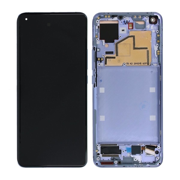 Xiaomi Mi 11 5G (2021) Skärm med LCD Display Original - Lila Purple