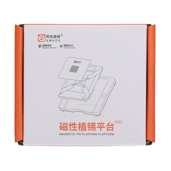 AMAOE LCD-skärm IC Reballing Platform/Stencil för iPhone X-15 Pro Max