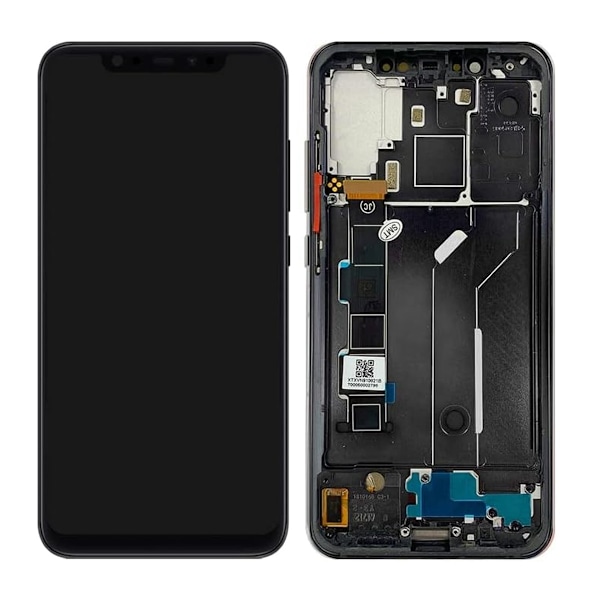 Xiaomi Mi 8 Skärm med LCD Display - Svart Black