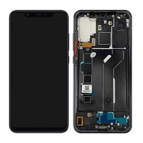 Xiaomi Mi 8 Skärm med LCD Display - Svart Svart