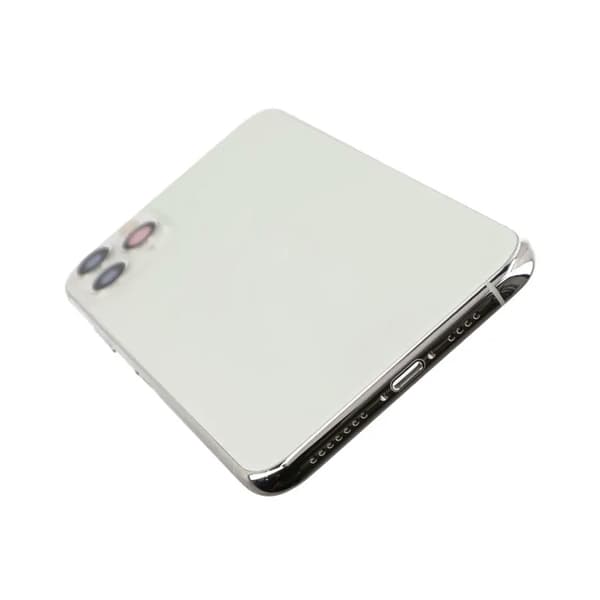 iPhone 11 Pro Max Baksida Komplett OEM med Smådelar - Silver Silver