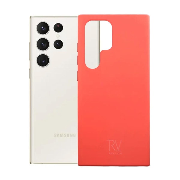 Samsung Galaxy S23 Ultra Silikonskal Rvelon - Rosa Pink