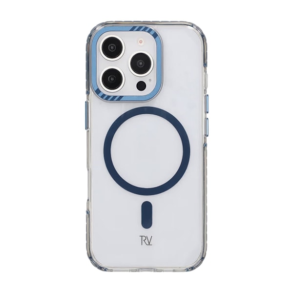 iPhone 16 Pro Rvelon Mobilskal Magnet Förstärkt - Blå Blue