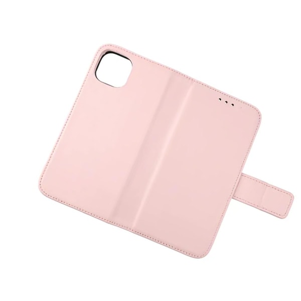 iPhone 13 Plånboksfodral Läder Rvelon - Rosa Old pink