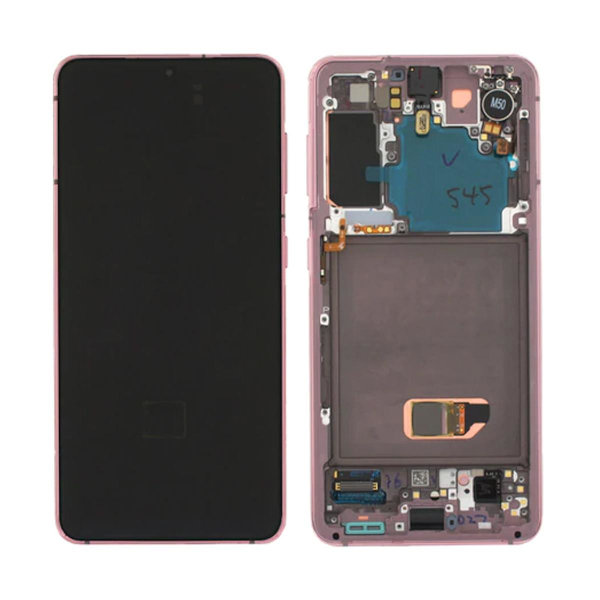 Samsung Galaxy S21 5G Skärm med LCD Display Original - Rosa Old pink