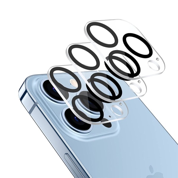 Kameraskydd iPhone 13 Pro - Härdat Glas Transparent