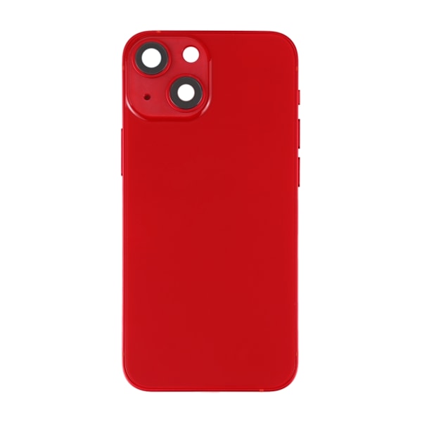 iPhone 13 Mini Baksida Komplett Med Smådelar - Röd Red