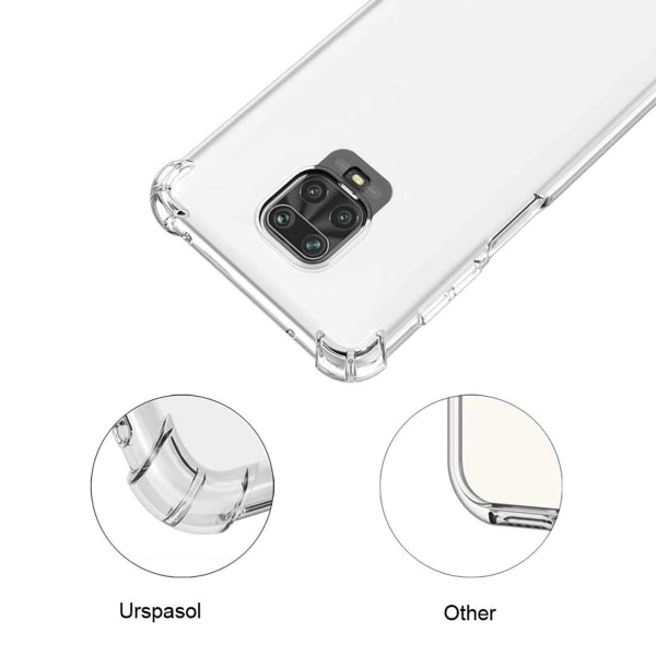 Stöttåligt Mobilskal Redmi Note 9 Pro - Transparent Transparent