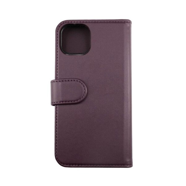 iPhone 13 Mini Plånboksfodral Magnet Rvelon - Mörklila Bordeaux