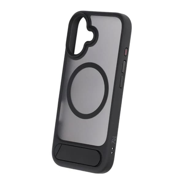 Rvelon Mobilskal med Stativ för iPhone 17 - Svart musta
