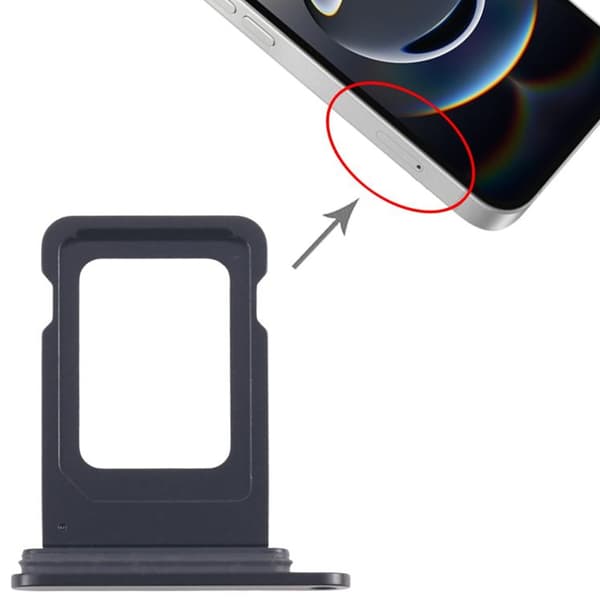 iPhone 16e Simkortshållare - Svart Black