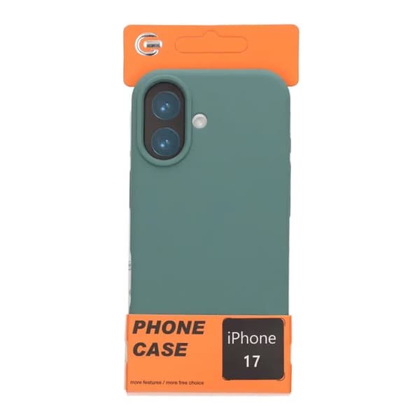 Mobilskal Mjukt Silikon för iPhone 17 - Grön Green