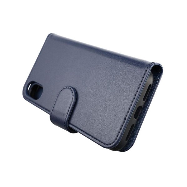 iPhone X/XS Plånboksfodral Magnet Rvelon - Blå Marinblå
