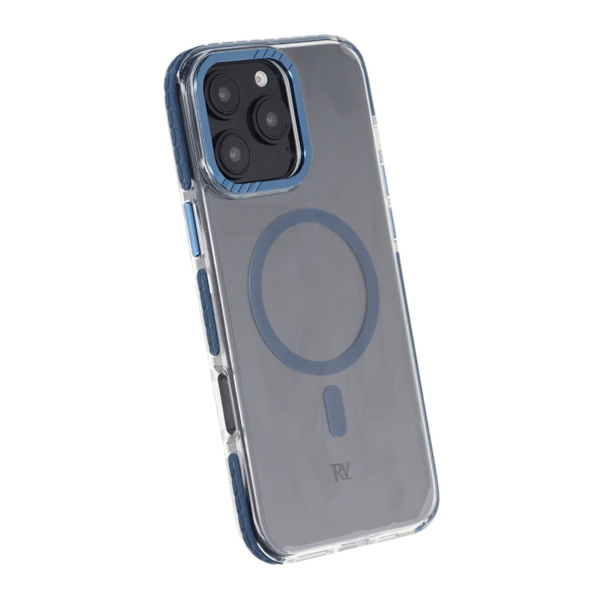 iPhone 16 Pro Max Rvelon Mobilskal Magnet Förstärkt - Blå Blå