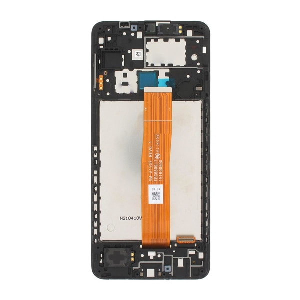 Samsung Galaxy A12 Skärm med LCD Display Original - Svart Black