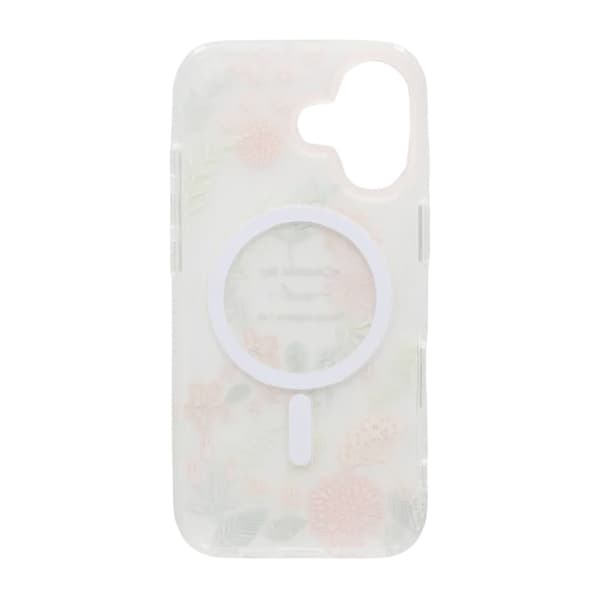 Matt MagSafe-skal med blommor för iPhone 17 - Orange