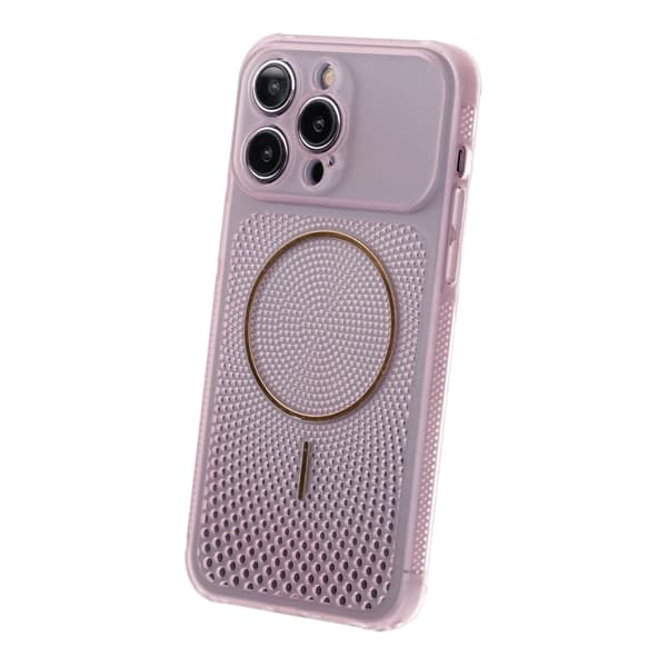 Ventilerat Mobilskal med Magsafe till iPhone 14 Pro Max - Rosa pink