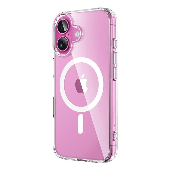 Mobilskal Stöttåligt med Magsafe för iPhone 17 - Transparent transparent