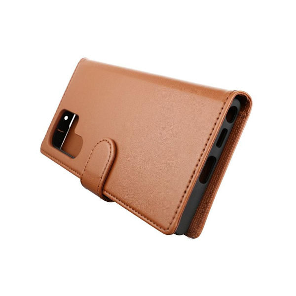 Samsung Galaxy S22 Ultra Plånboksfodral Magnet - Guldbrun Rosa guld