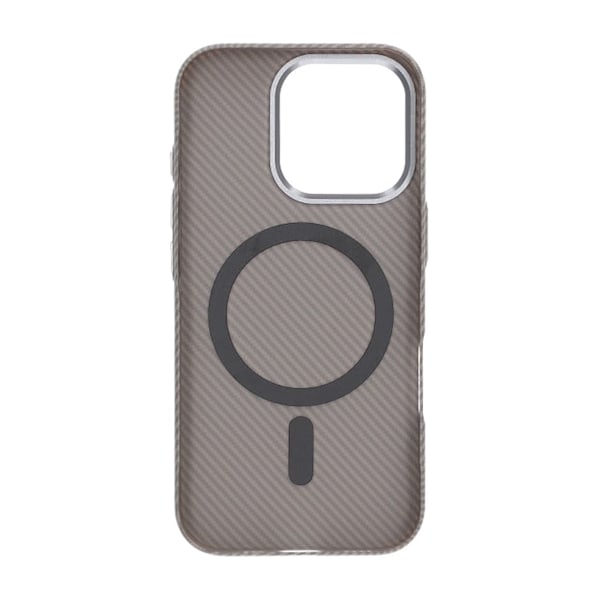 iPhone 16 Pro Mobilskal Carbonmönstrad - Grå Grey