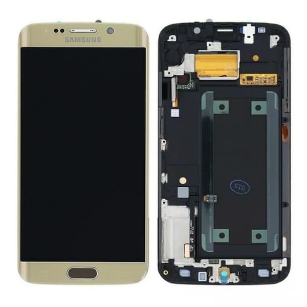 Samsung Galaxy S6 Edge (SM-G925F) Displaymodul LCD / Skärm Guld Original guld