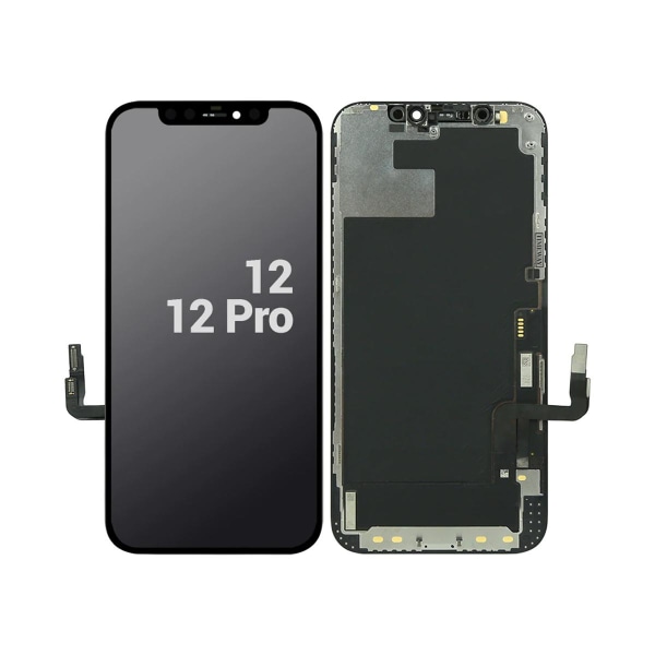 iPhone 12/12 Pro In-Cell LCD Skärm Svart Black