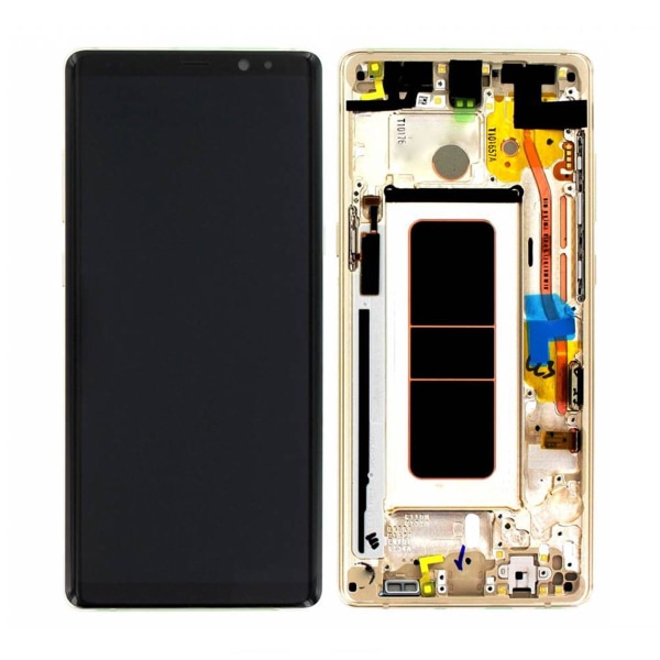 Samsung Galaxy Note 8 (SM-N950F) Skärm med LCD Display Original - Guld Gold