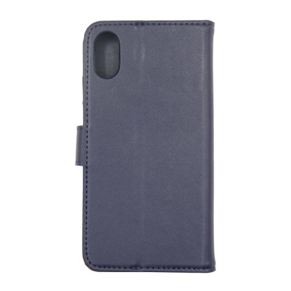 iPhone X/XS Plånboksfodral Magnet Läder med Stativ - Blå Blue