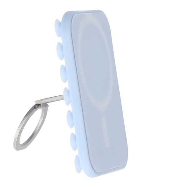 MagSafe mobilgrepp med sugproppar och stativ - Ljusblå blå