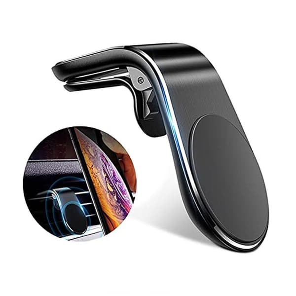 Mobilhållare Magnetisk med Klämma Black