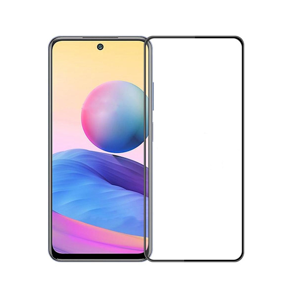 Skärmskydd Xiaomi Redmi Note 10 5G - 3D Härdat Glas Svart (miljö Svart