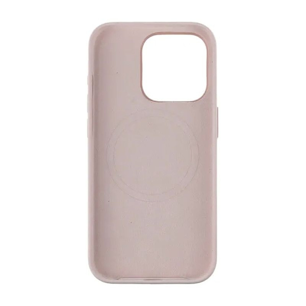 iPhone 15 Pro Silikonskal Rvelon MagSafe - Rosa Ljusrosa