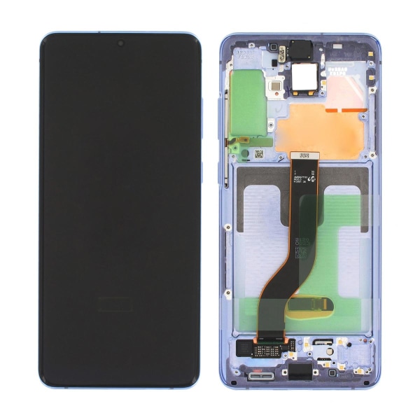 Samsung Galaxy S20 Plus (SM-G986F/DS) Skärm med LCD Display Orig Marine blue