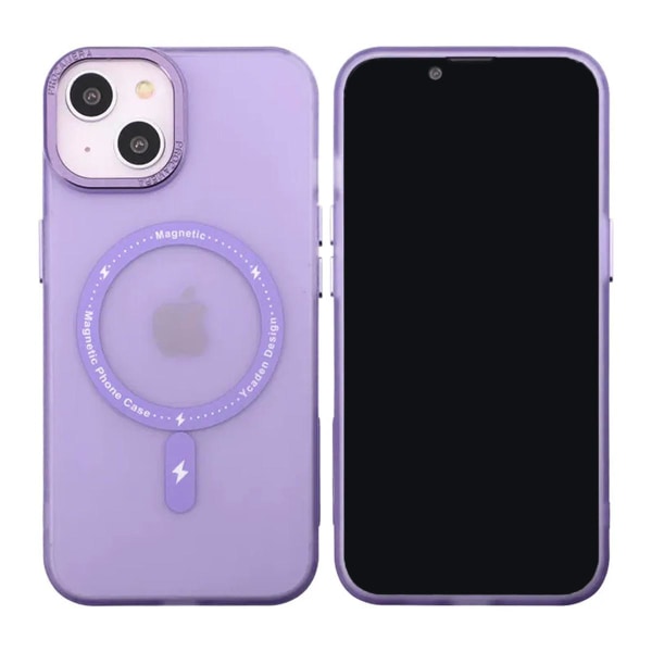 iPhone 14 Mobilskal med MagSafe - Frostat Lila Purple