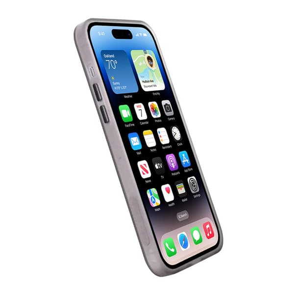 iPhone 14 Plus Mobilskal - Frostat Svart Black